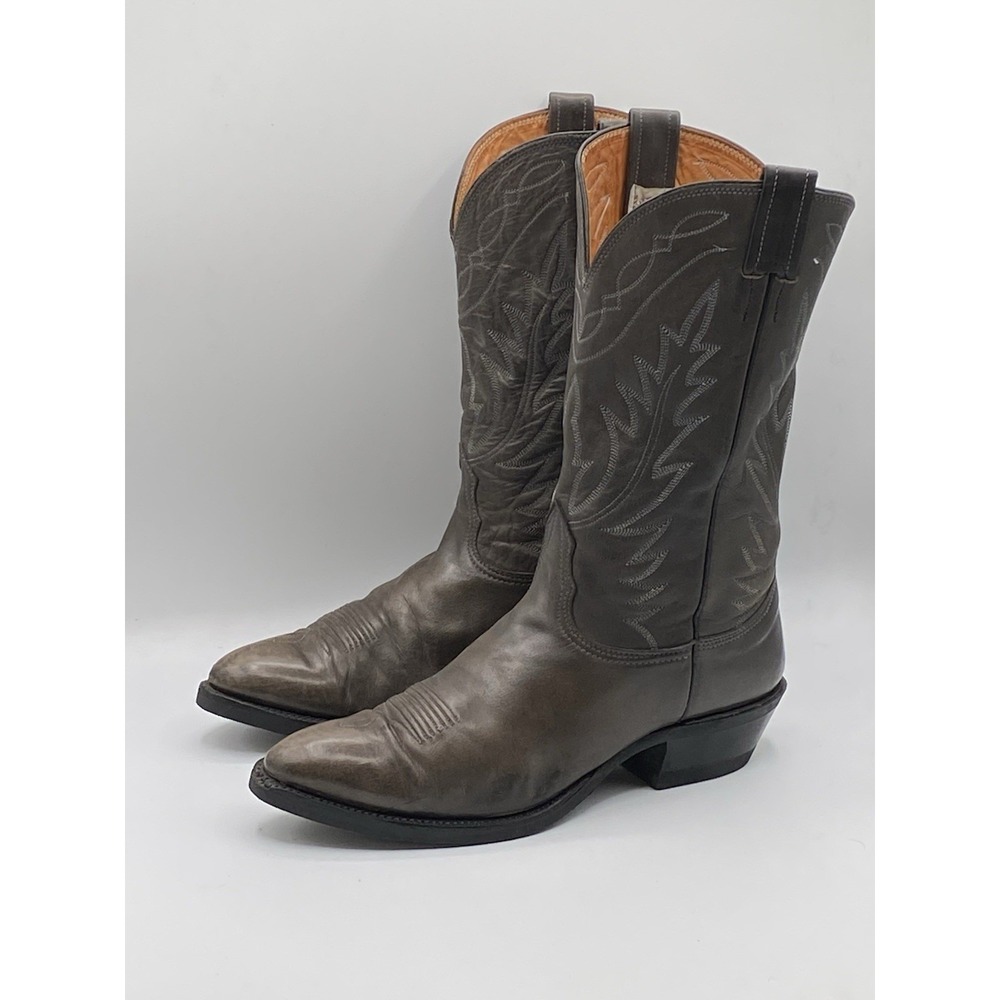 Nocona Boots Mens Size‎ 10.5 Leather Cowboy Boots Made in USA Western Style